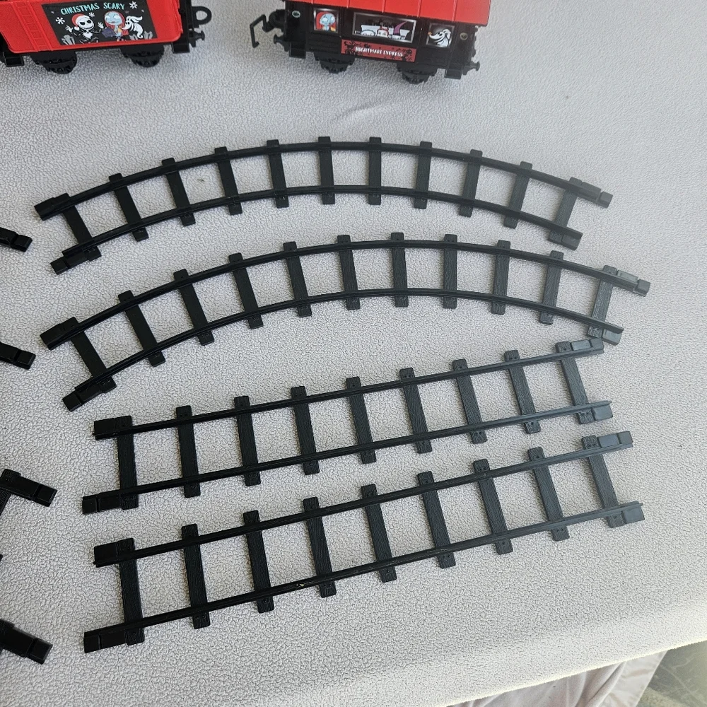 Nightmare Before Christmas Jack Skellington Holiday Express Train Set Battery